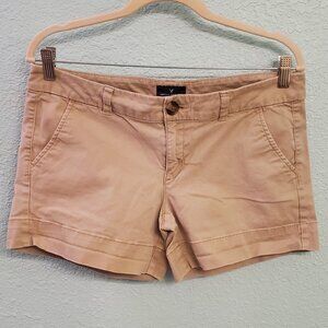 Tan American Eagle Outfitters shorts Size 10 Midi/stretch